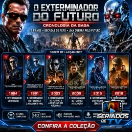 O EXTERMINADOR DO FUTURO COLE��O 6 FILMES (1984 2019)